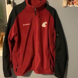 Columbia Men’s WSU Fleece Jacket.